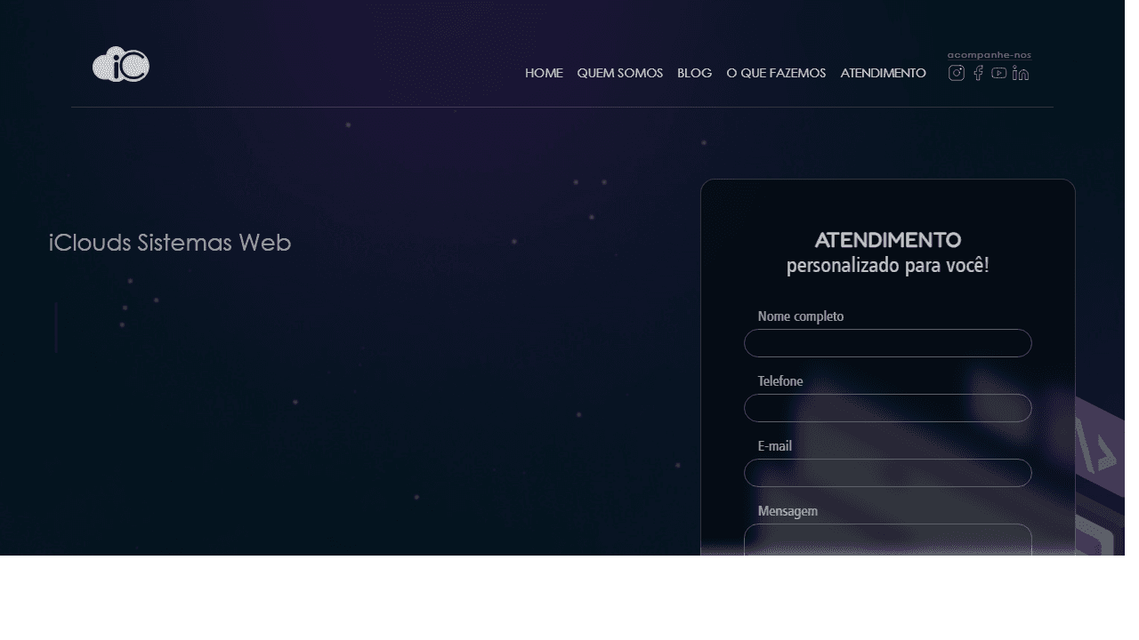 iClouds website