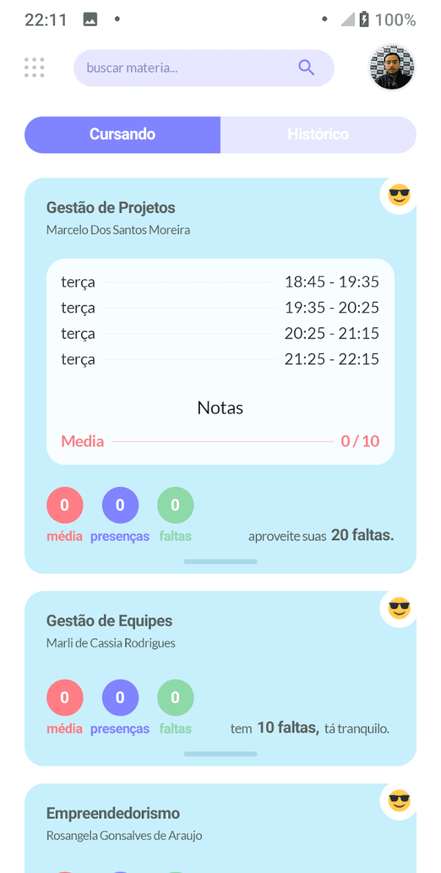 Print da aplicação